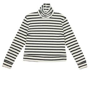 Buru Cream and Ivory Diane Turtleneck